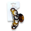 Tortoiseshell Ring Claw Clip | Luxury Acrylic Hair Accessory