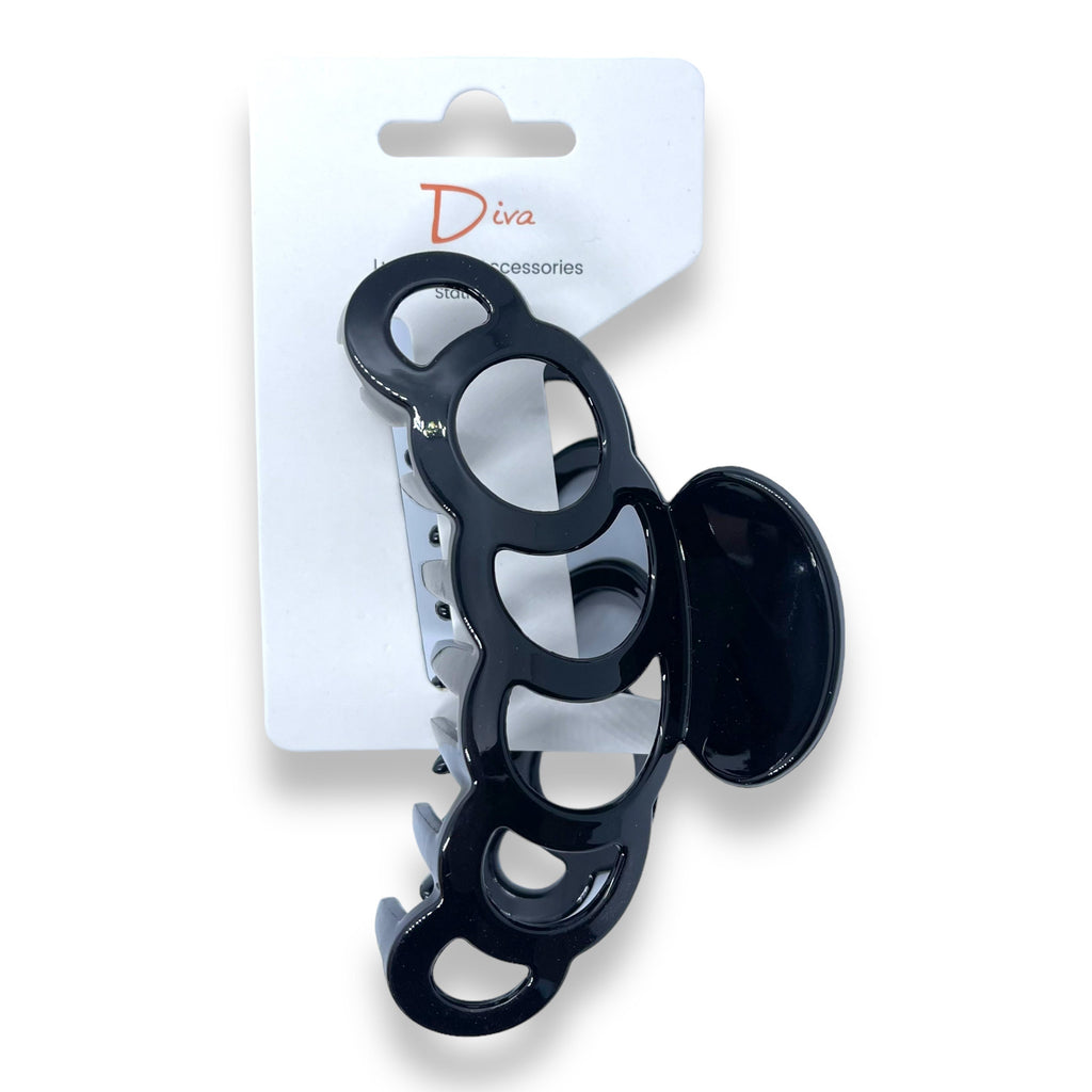 Tortoiseshell Ring Claw Clip | Luxury Acrylic Hair Accessory