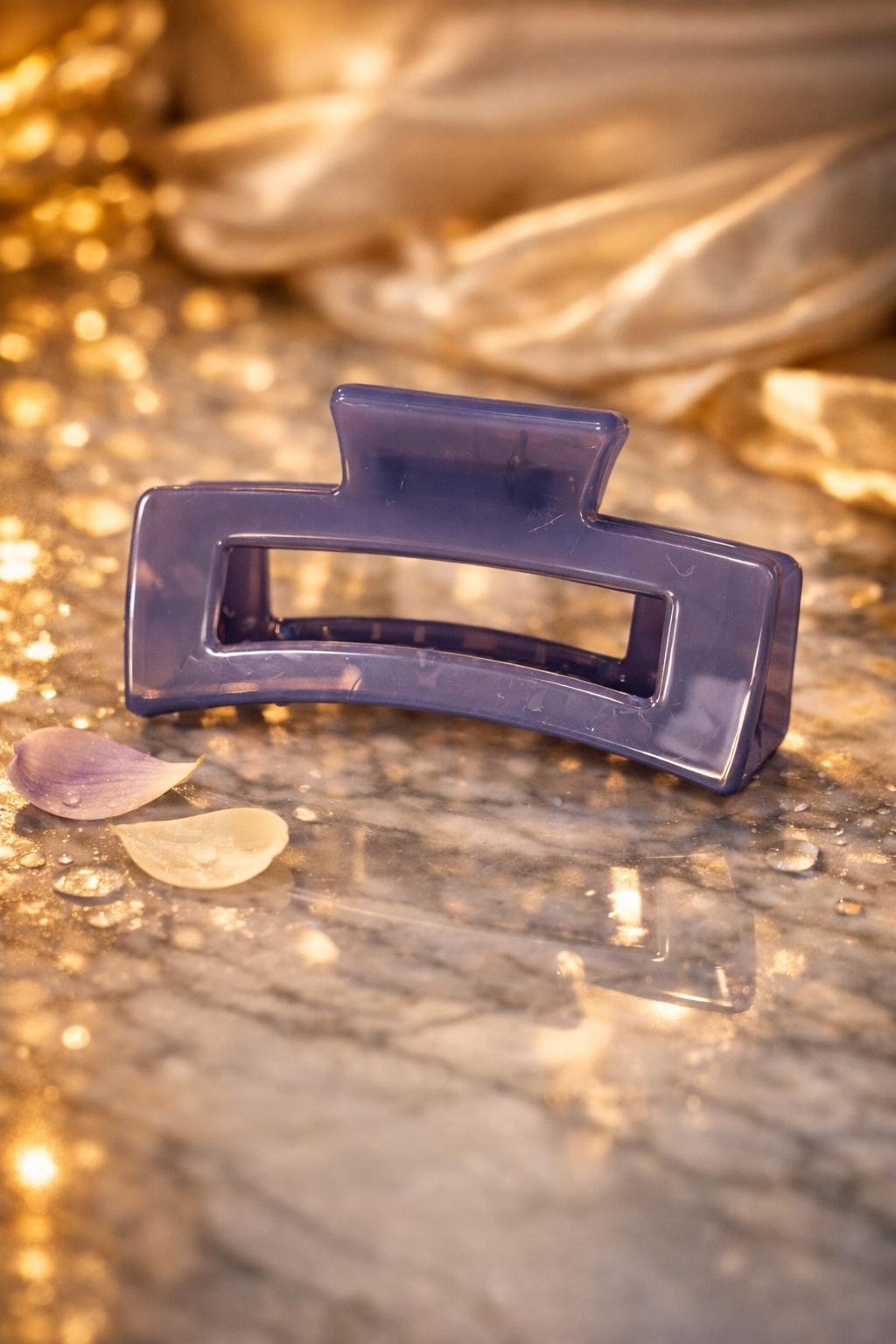 Tortoiseshell Rectangle Claw Clip – French Style Hair Barrette