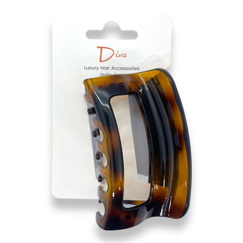 Tortoiseshell Acrylic Claw Clip | Korean Luxury Hair Accessories
