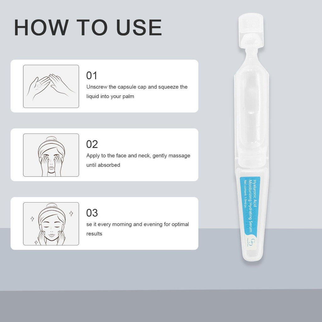 Noix de coco 5% Hyaluronic Acid Serum – 30-Day Travel Ampoules