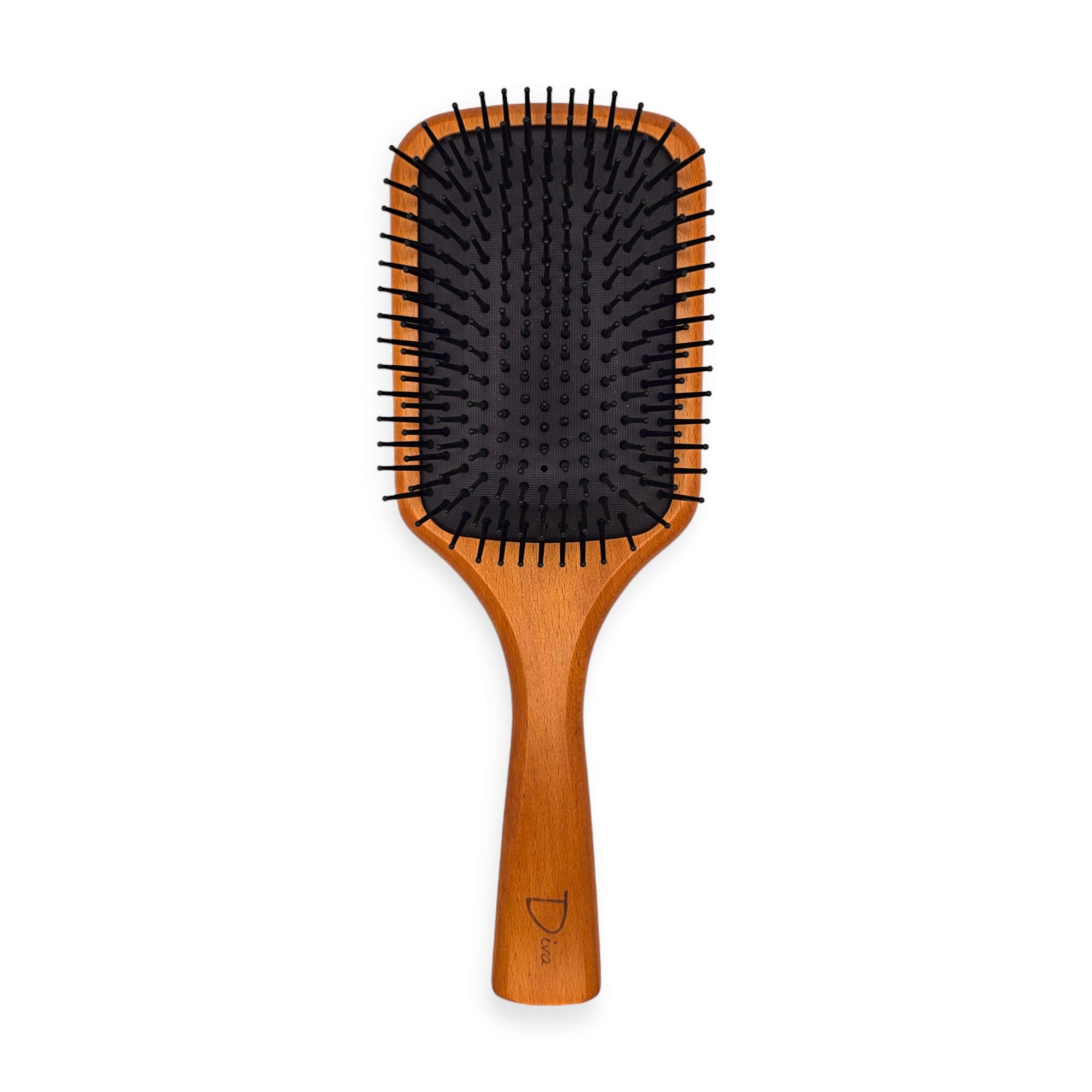 Beechwood Paddle Brush: Detangling, Massaging Scalp