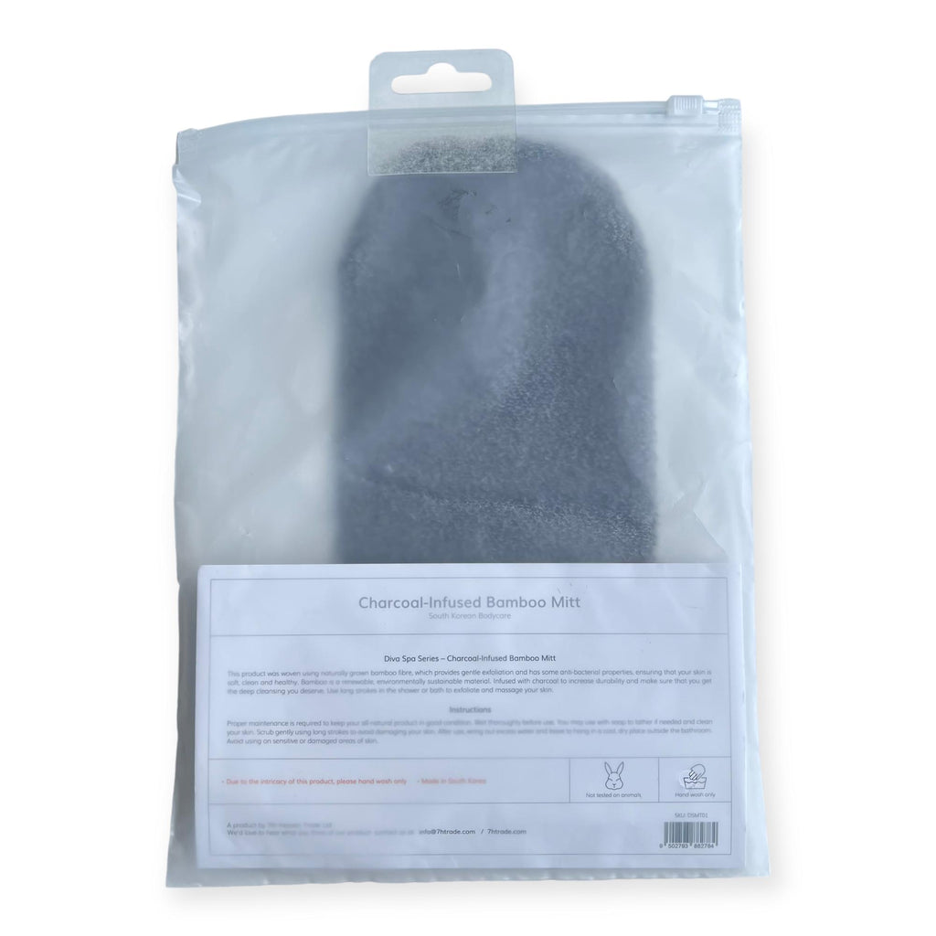 Diva London Charcoal-Infused Bamboo Mitt