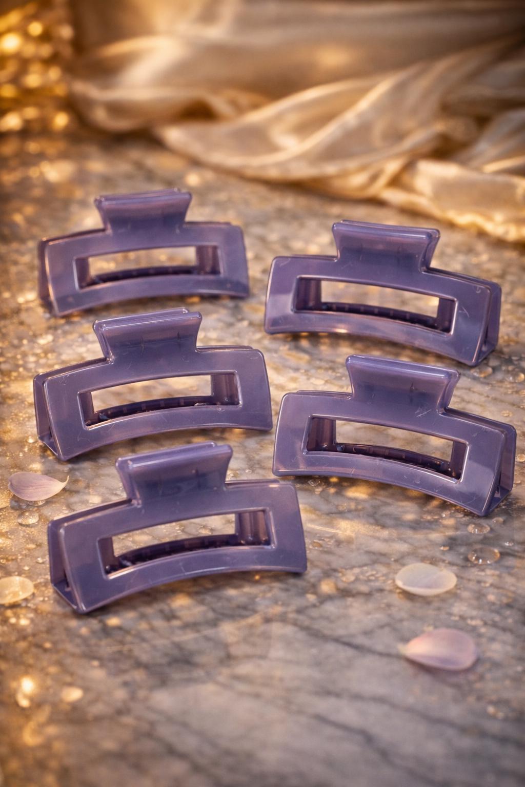 Tortoiseshell Rectangle Claw Clip – French Style Hair Barrette