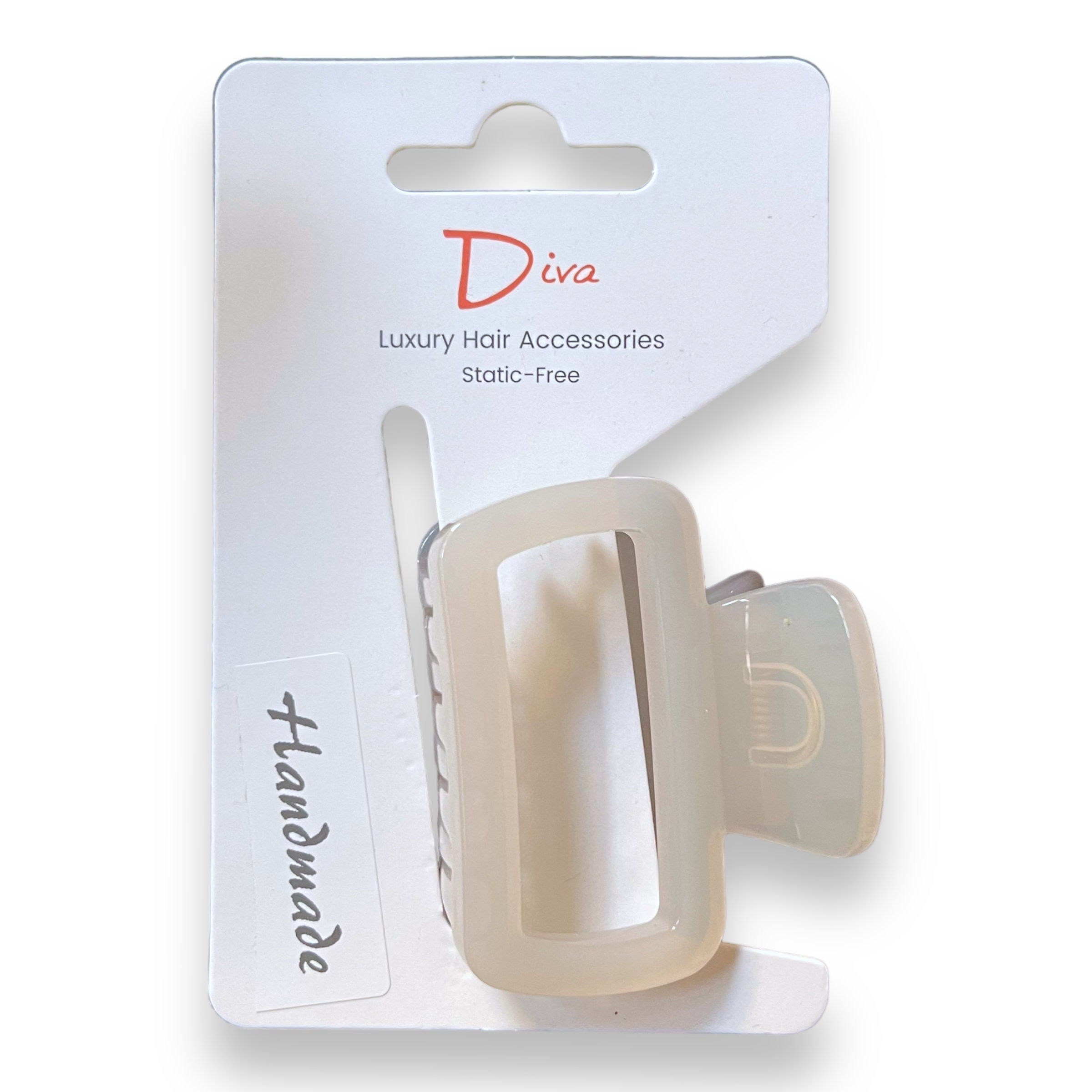 Handmade Square Claw Clip | Strong Hold, Thick Hair (5.5cm)