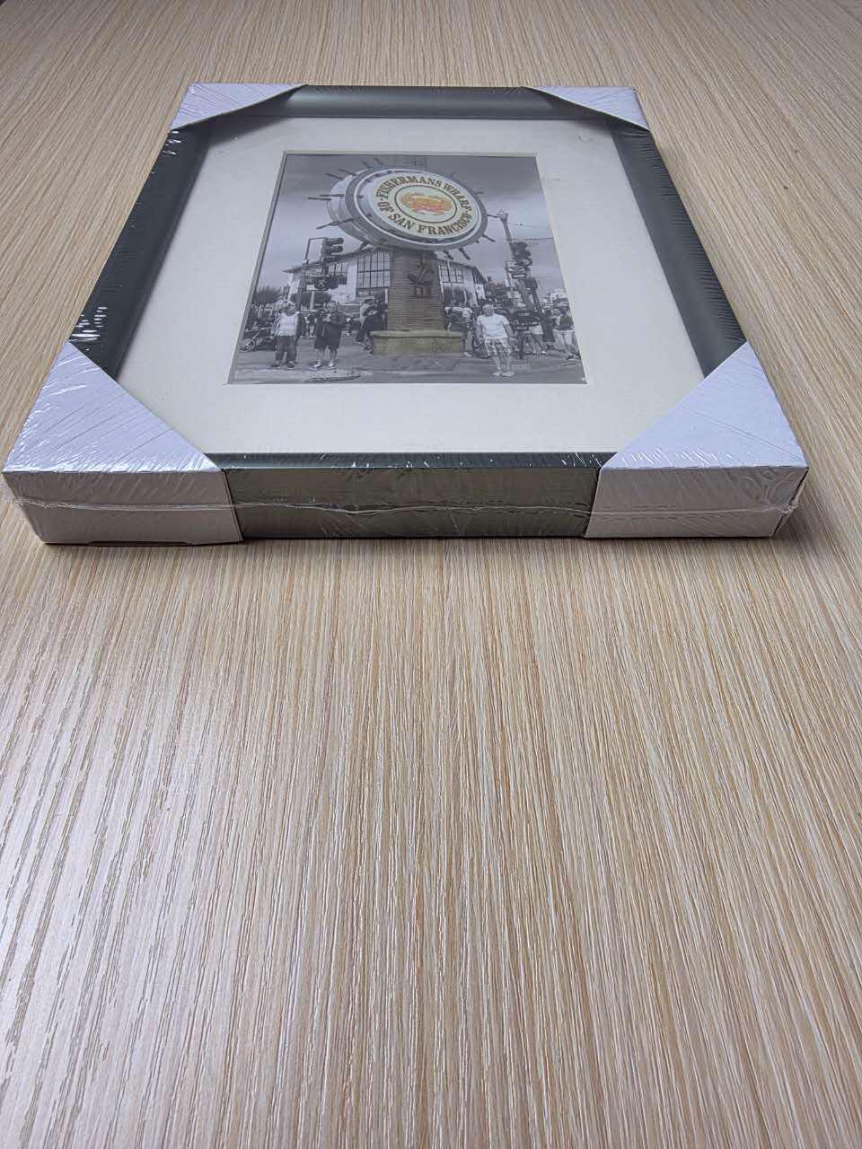 Metal Shadow Box Picture Frame with String Clips