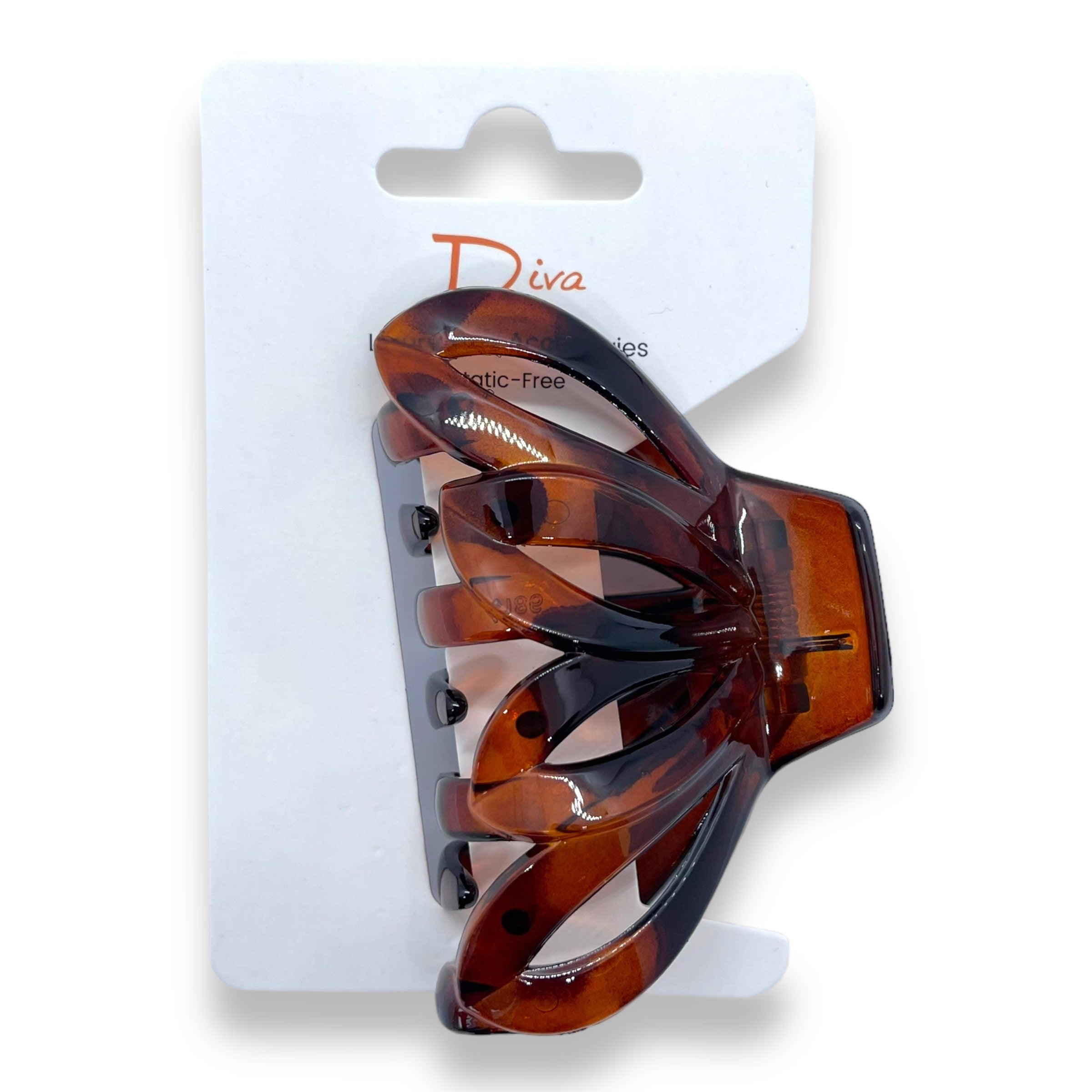 Tortoiseshell Claw Clip for Thick Hair | Korean Luxury Hair Accessory