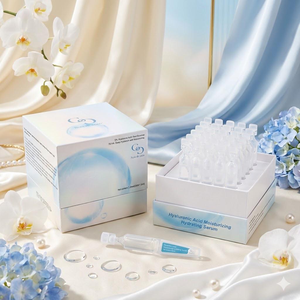 Noix de coco 5% Hyaluronic Acid Serum – 30-Day Travel Ampoules