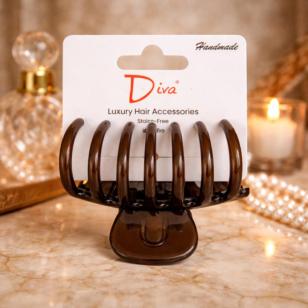 Handmade Bone Hair Claw Clip | Diva Luxury Hair Accessories, 7cm