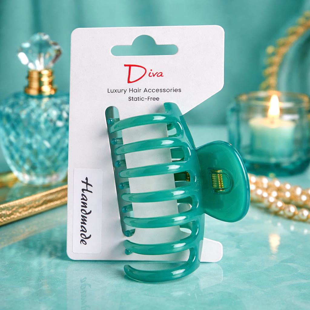 Handmade Bone Hair Claw Clip | Diva Luxury Hair Accessories, 7cm