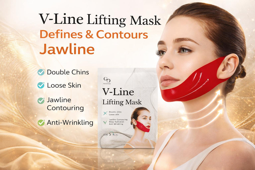 V-Line Lifting Face Mask | Jawline Contouring, Anti-Wrinkle | Korean Beauty  | Mouth Tape Alternative Jawline Shaper Sleep Mask Double Chin