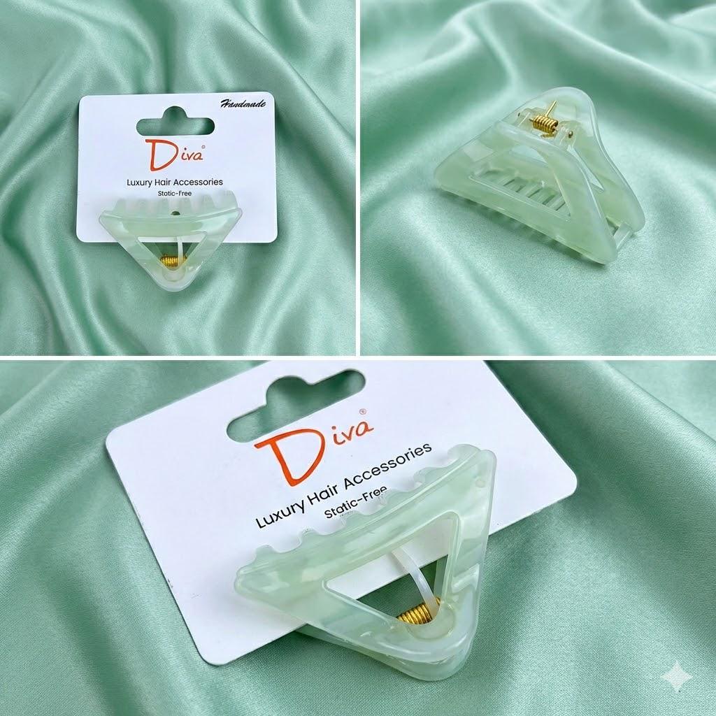 Handmade Delta Claw Clip: Luxury Hair Accessory for Thick Hair (5.5cm)