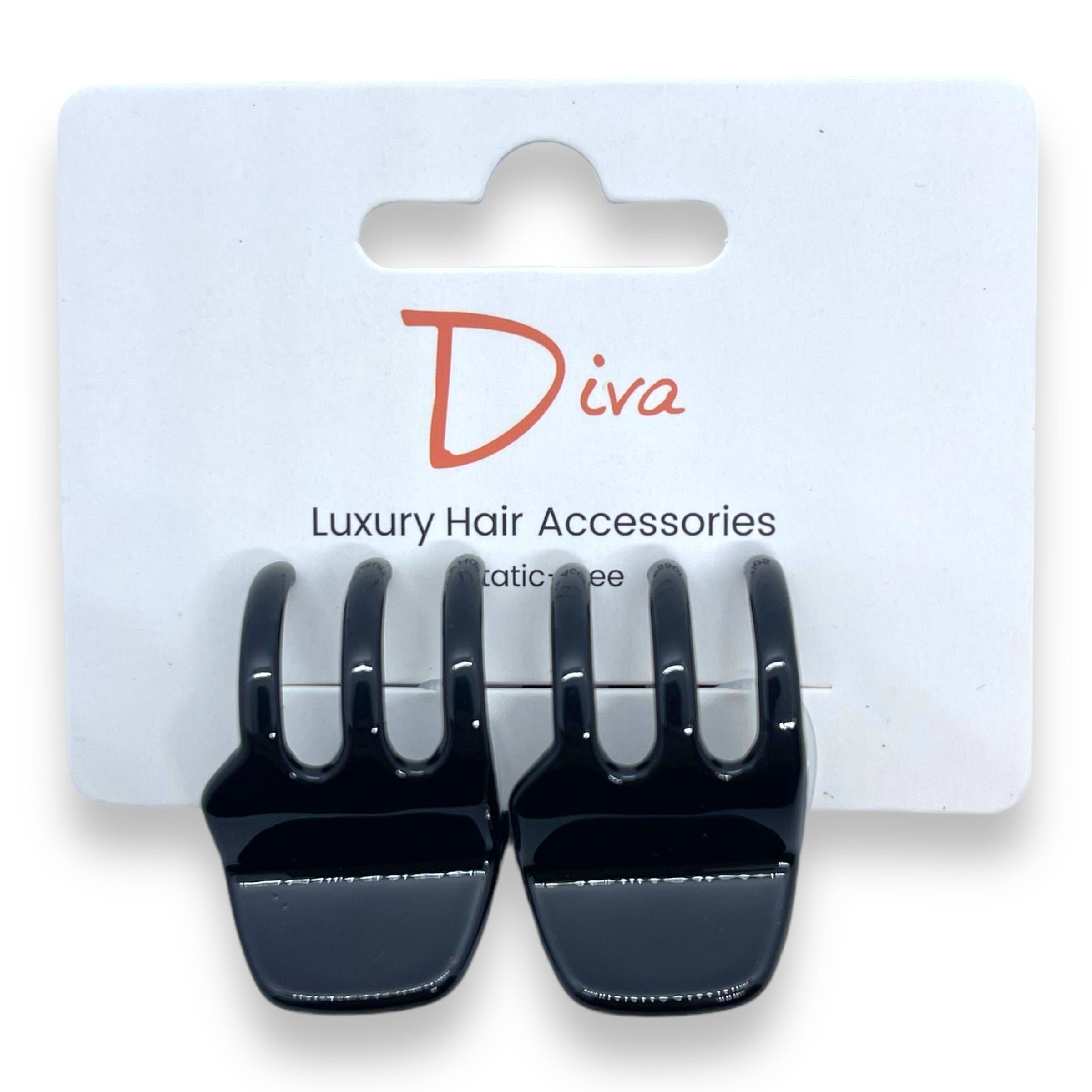 Korean Claw Clips 2-Pack | Acrylic Small Hair Accessories