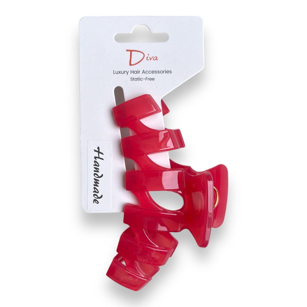 Handmade XLarge Zigzag Claw Clip | Thick Hair Accessory