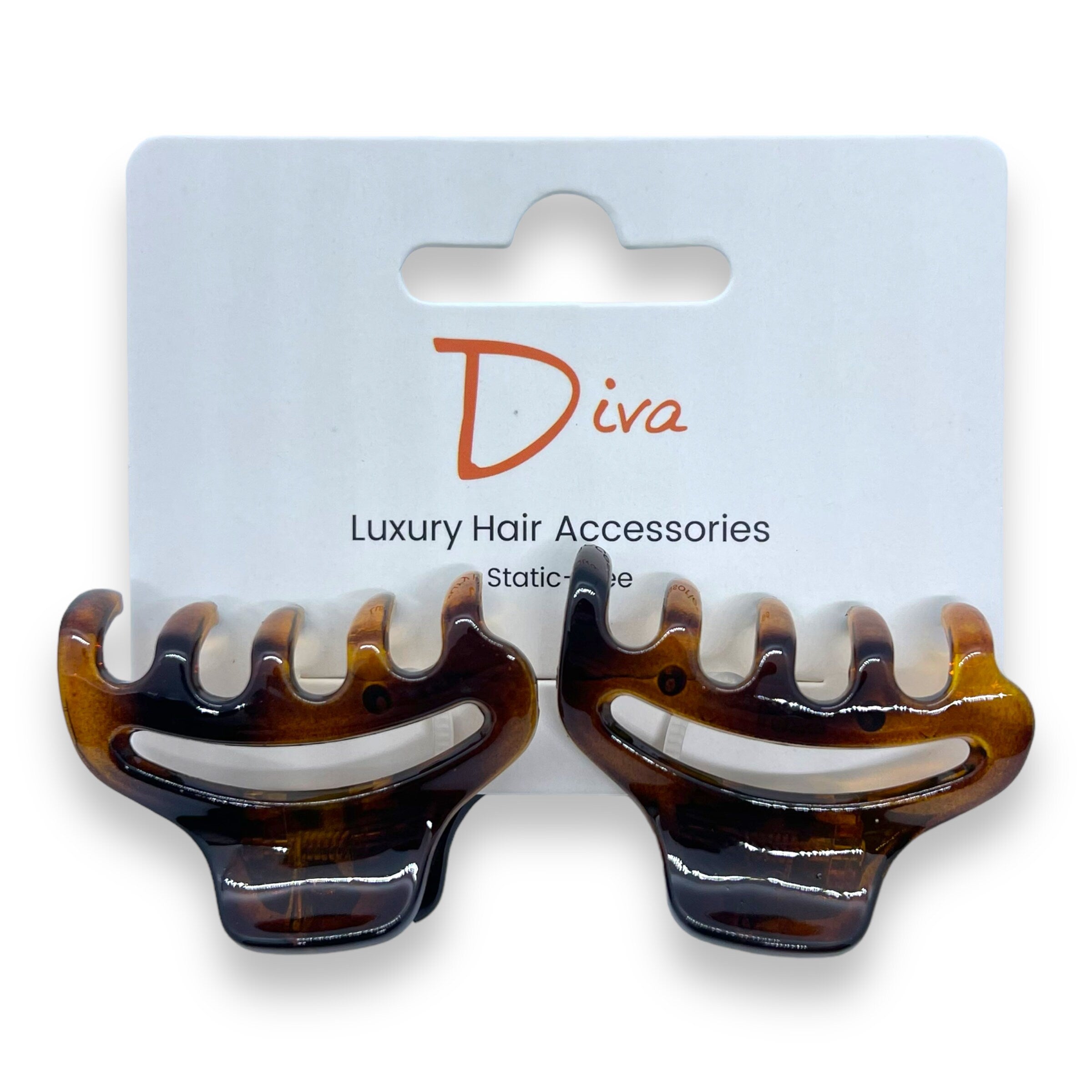 Luxury Acrylic Hair Claw Clip Set | Korean Minimalist Style (4cm)