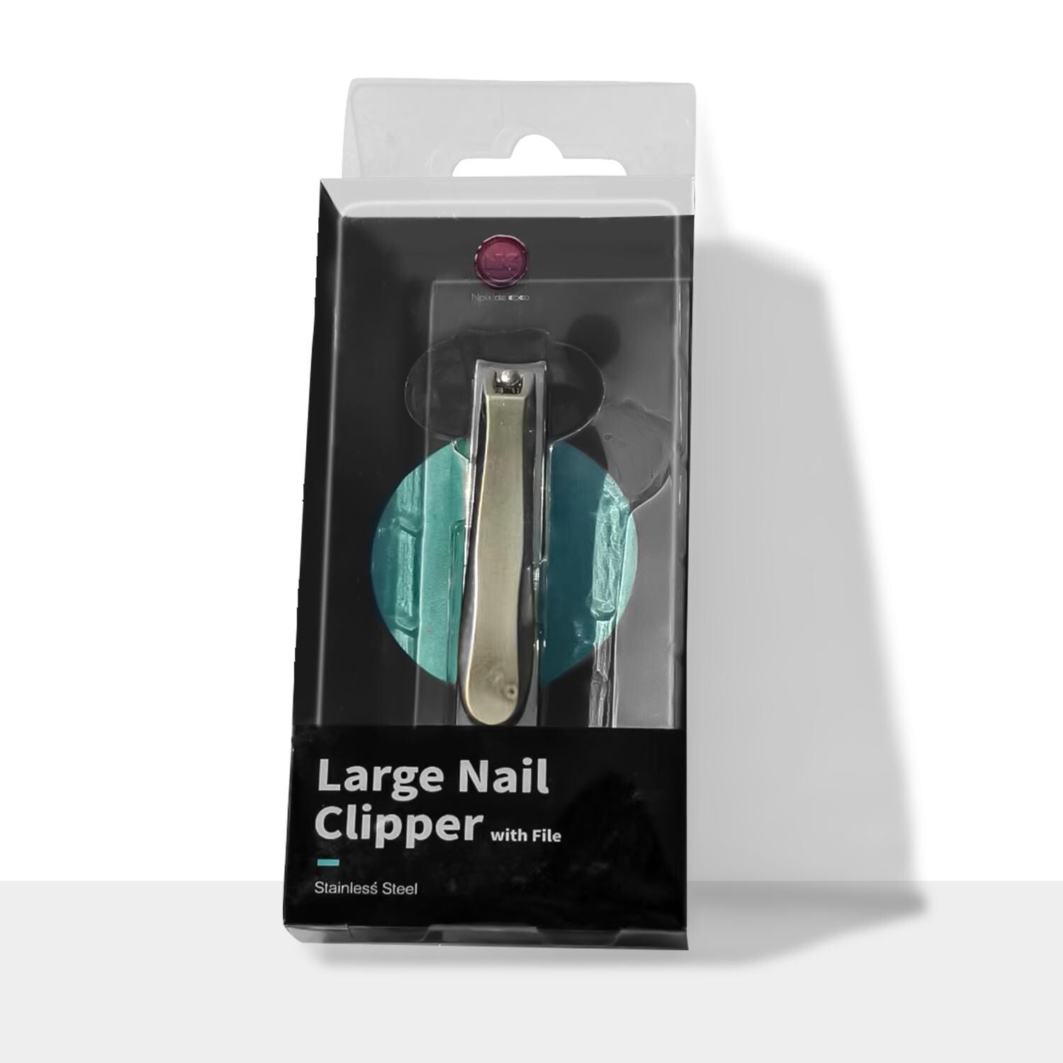 Brushed Stainless Steel Nail Clipper with File | Gift Box