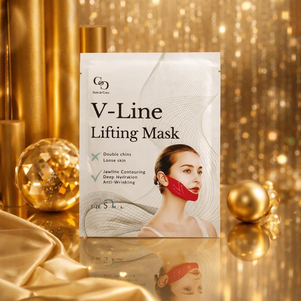 V-Line Lifting Face Mask | Jawline Contouring, Anti-Wrinkle | Korean Beauty  | Mouth Tape Alternative Jawline Shaper Sleep Mask Double Chin