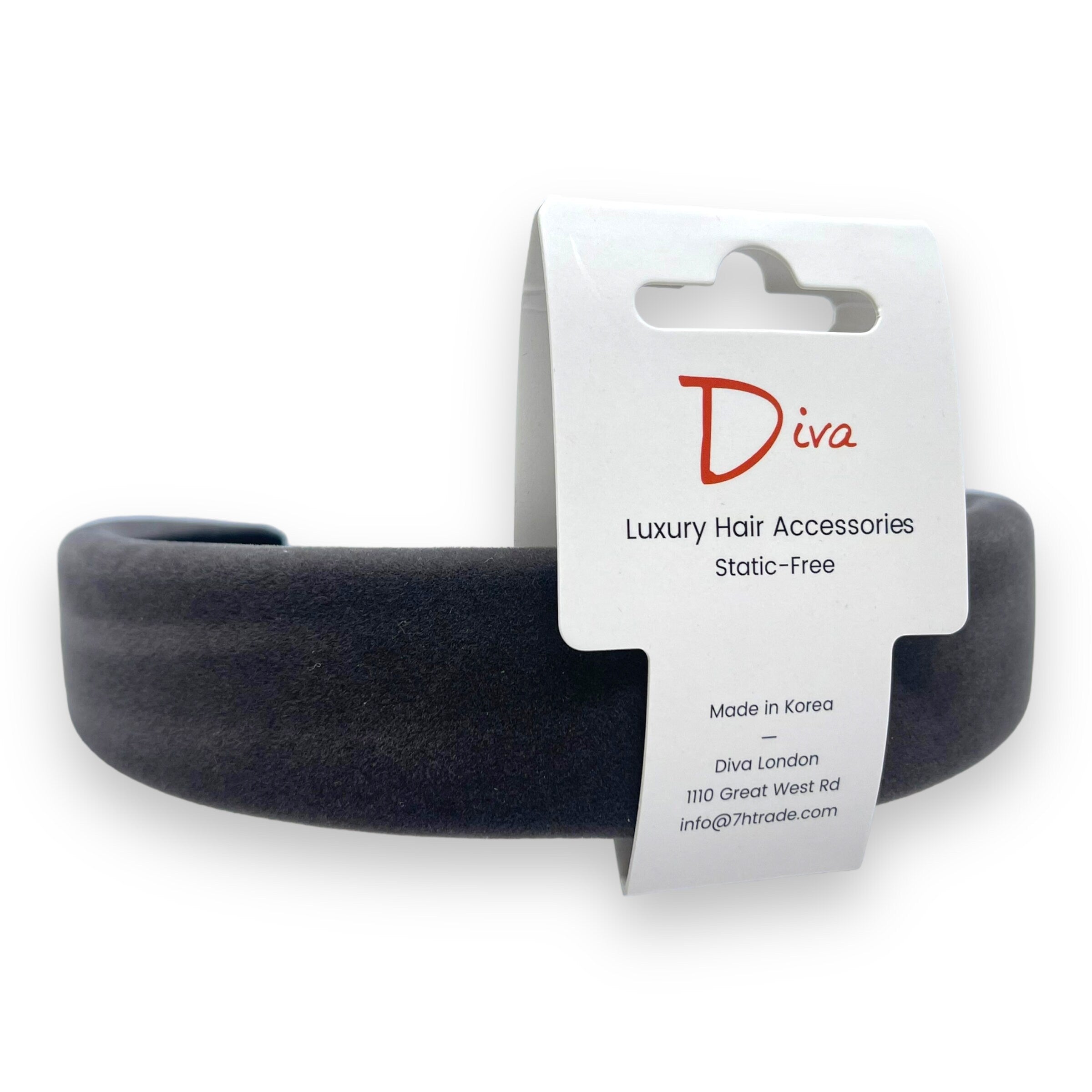 Diva Thick Velvet Headband | Handmade Seams, Static-Free
