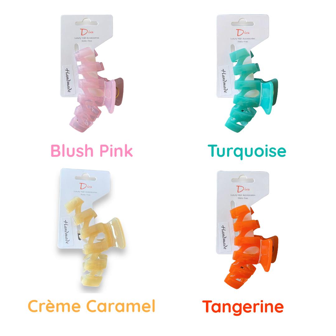 Handmade XLarge Zigzag Claw Clip | Thick Hair Accessory