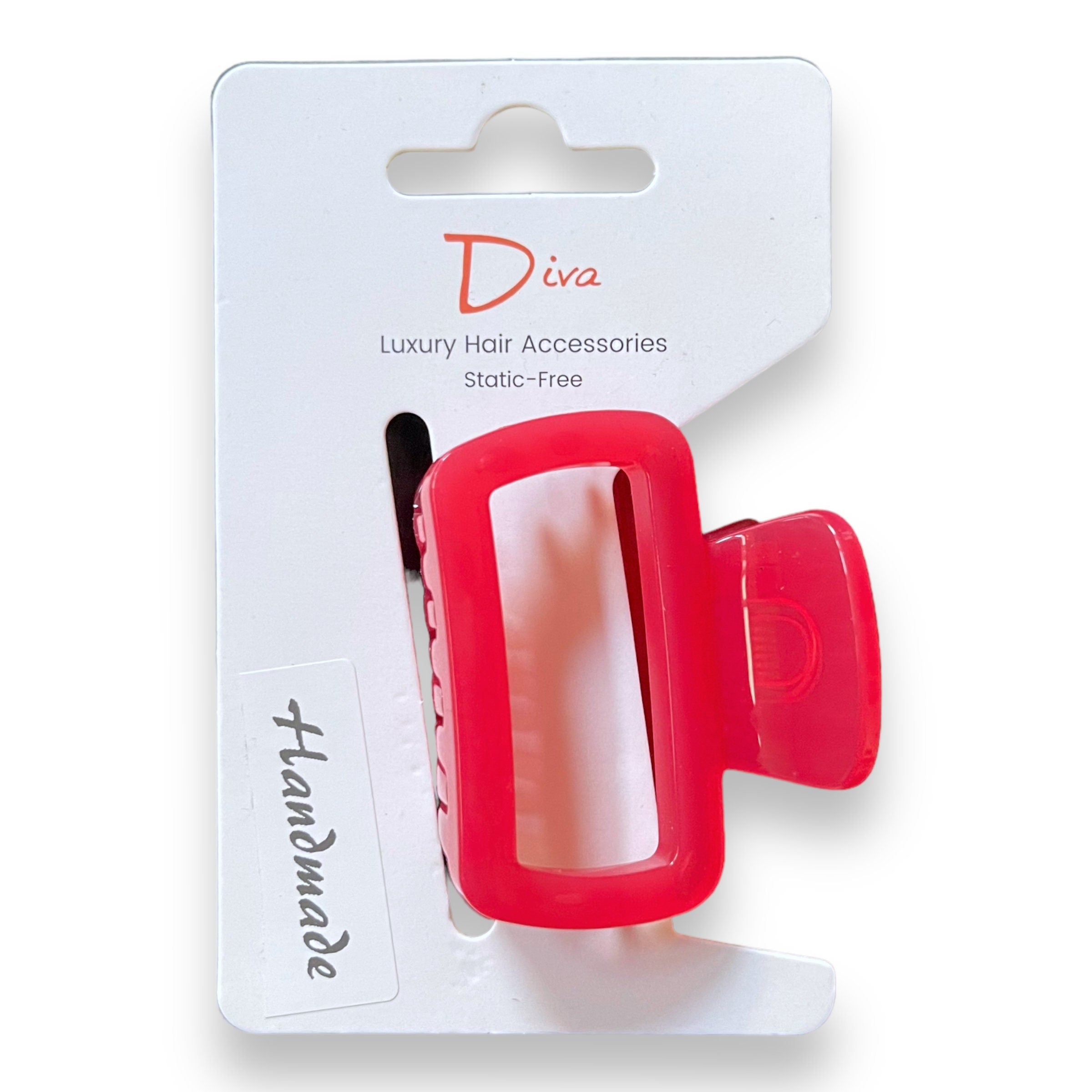 Handmade Square Claw Clip | Strong Hold, Thick Hair (5.5cm)