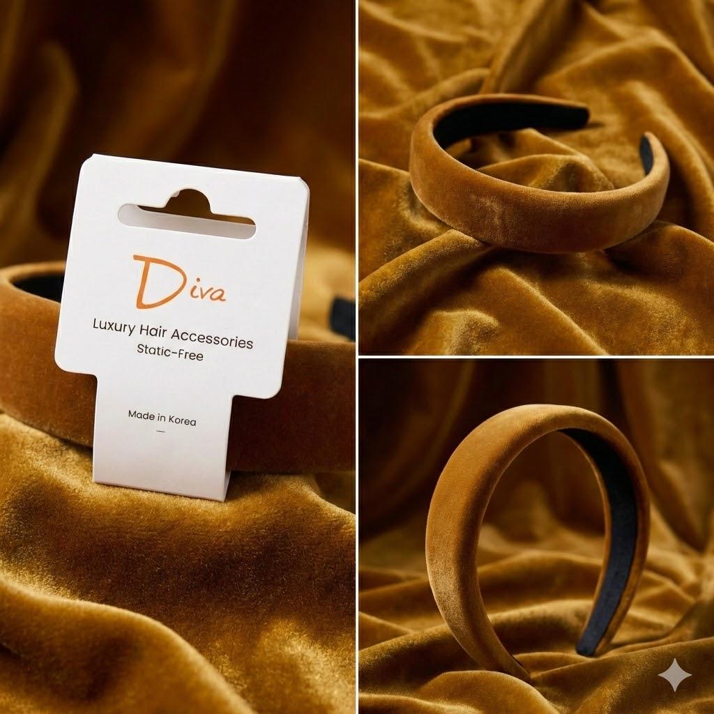 Thick Velvet Headband | Handmade Seams, Static-Free Hair Accessory