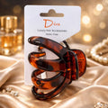 Tortoiseshell Claw Clip | Korean Luxury Hair Accessory, 11.5cm