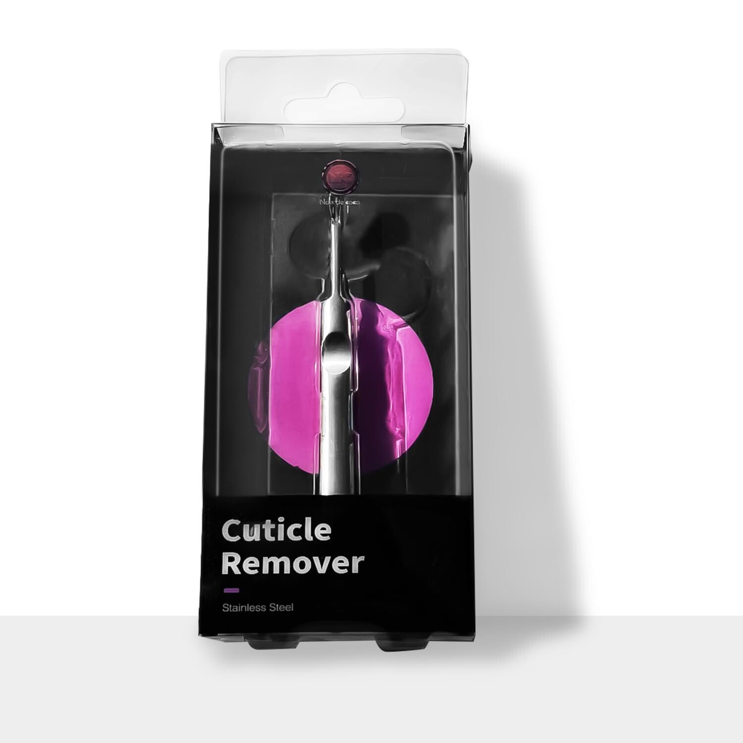 Diva Cuticle Remover: Brushed Stainless Steel Manicure Tool