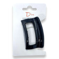 Open Rectangle Claw Clip | Korean Luxury Hair Accessory for Thick Hair