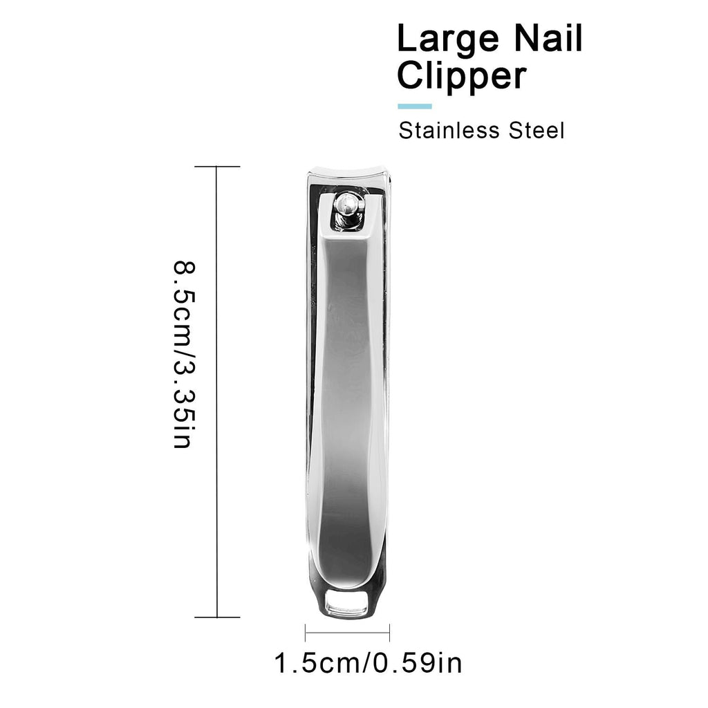 Brushed Stainless Steel Nail Clipper with File | Gift Box