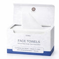 Biobased Face Towels XL: Ultra Soft Disposable Makeup Remover Wipes, 50 Count