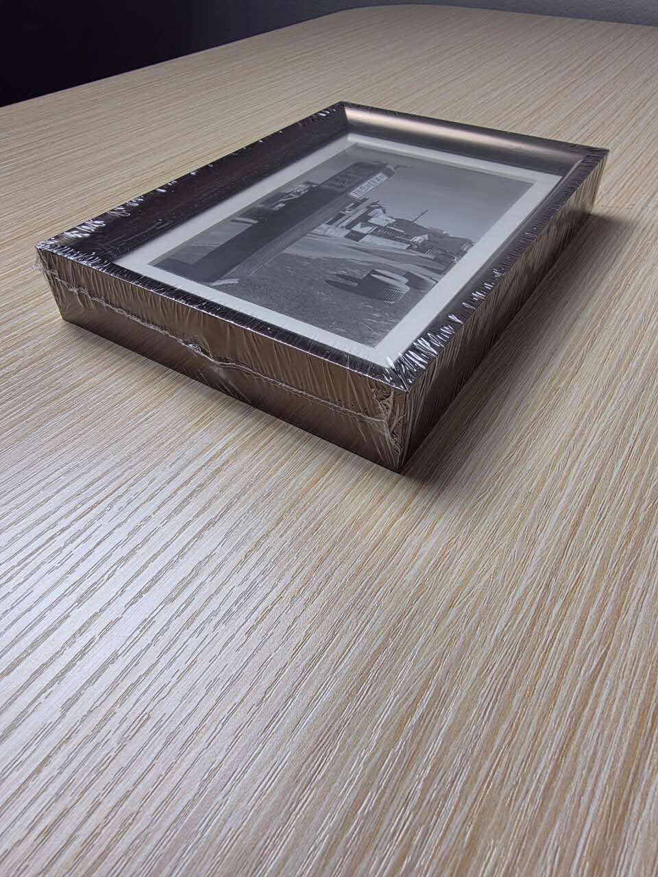 Metal Shadow Box Picture Frame with String Clips