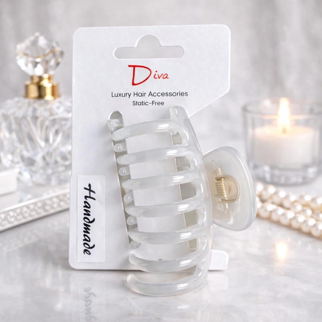 Handmade Bone Hair Claw Clip | Diva Luxury Hair Accessories, 7cm