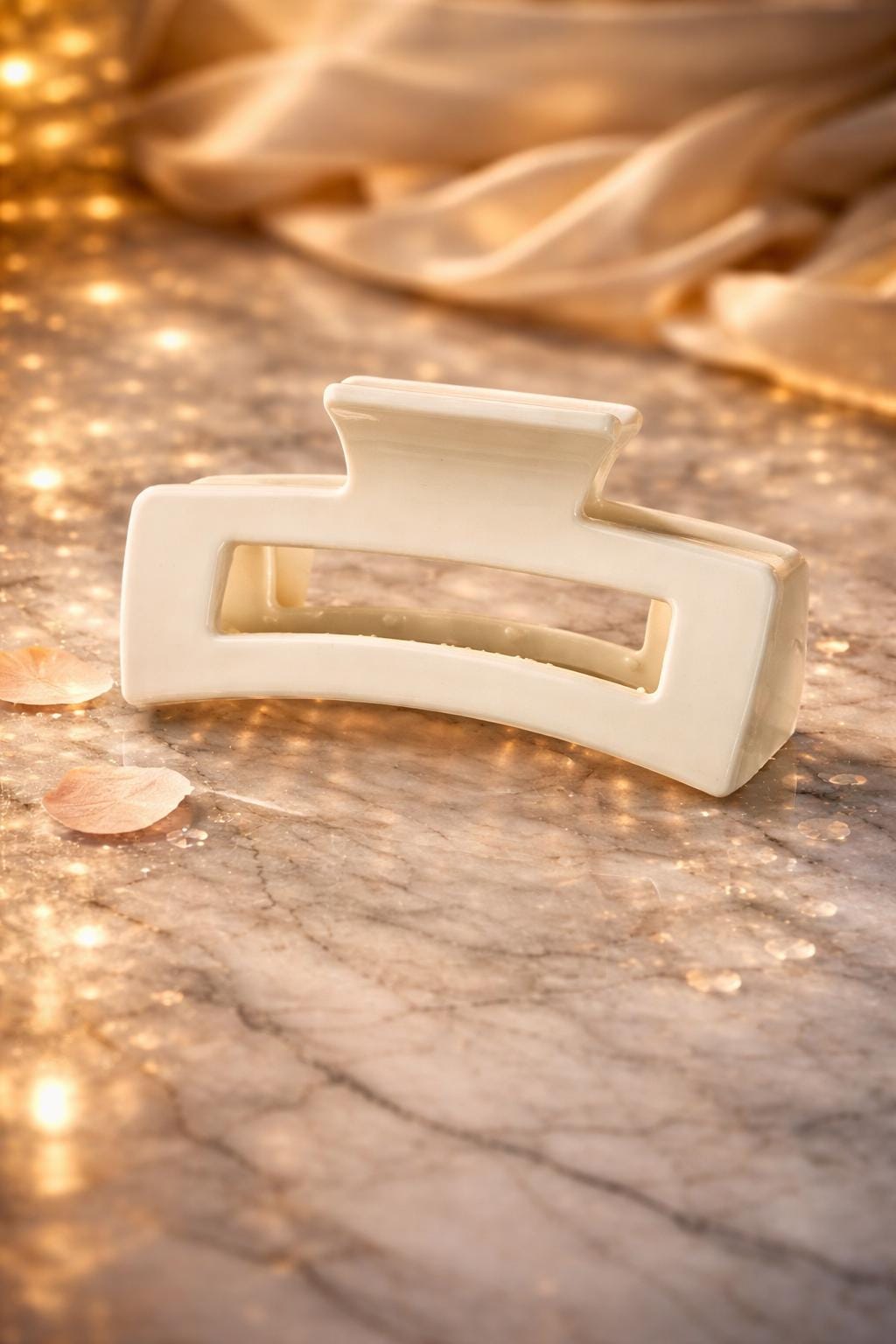 Tortoiseshell Rectangle Claw Clip – French Style Hair Barrette