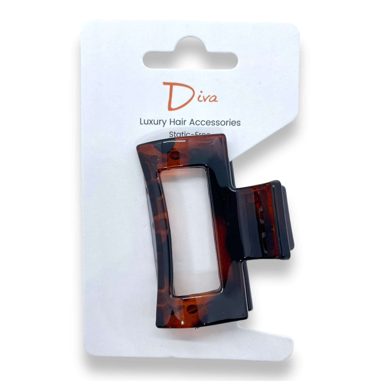 Minimalist Hair Claw Clip, Tortoise Shell, South Korean Design