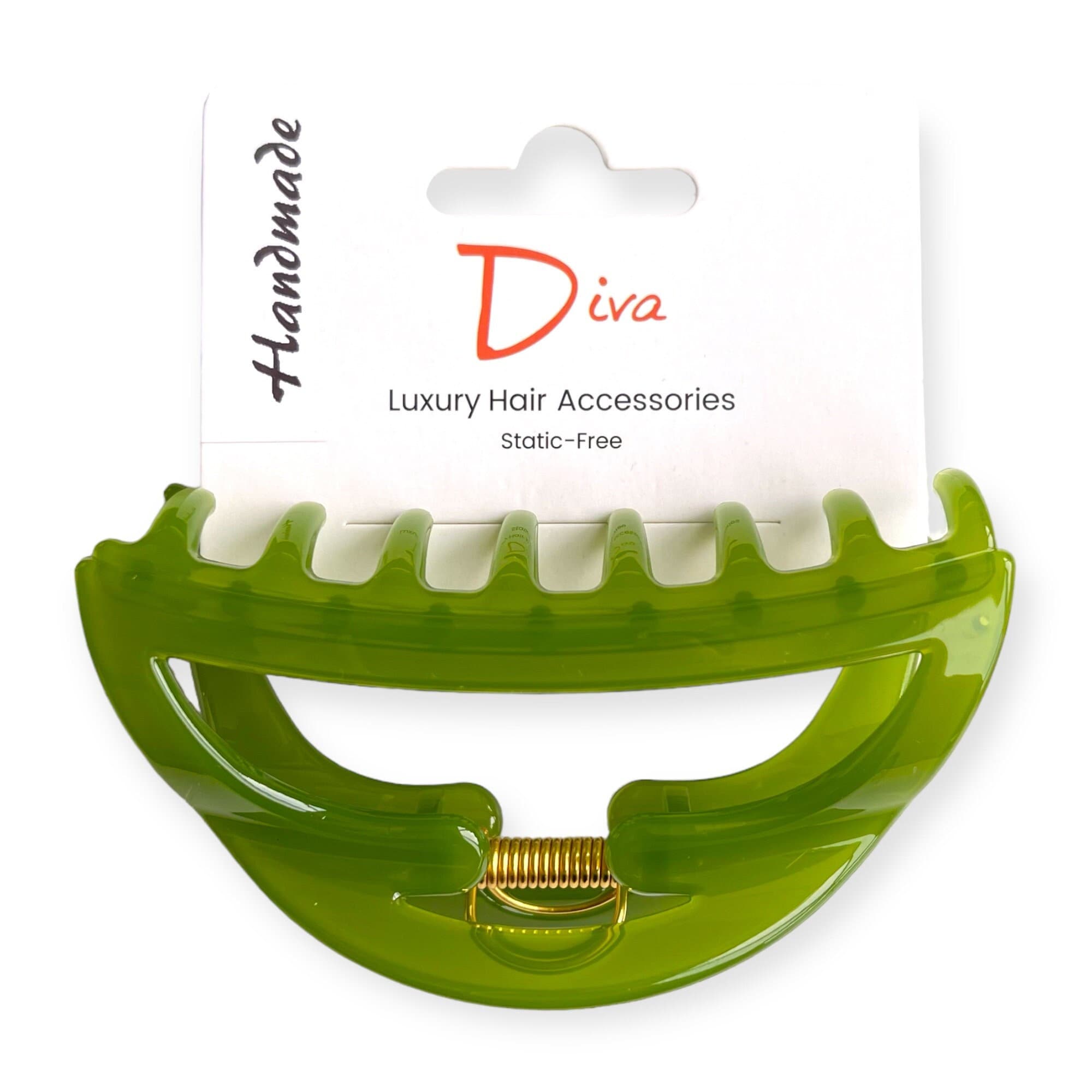 Handmade Claw Clip | 9cm Half Moon Hair Accessory